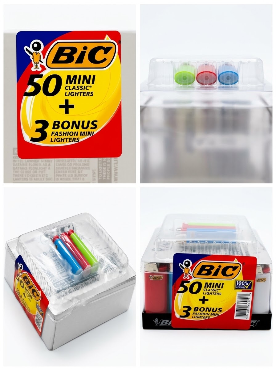 Bic Mini Classic Lighter 50+3 Bonus